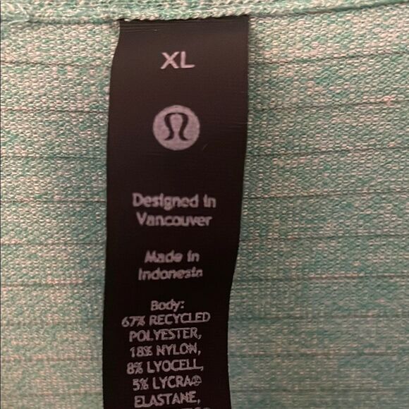Lululemon Athletica Green Polo Shirt Classic Design - Picture 2 of 5